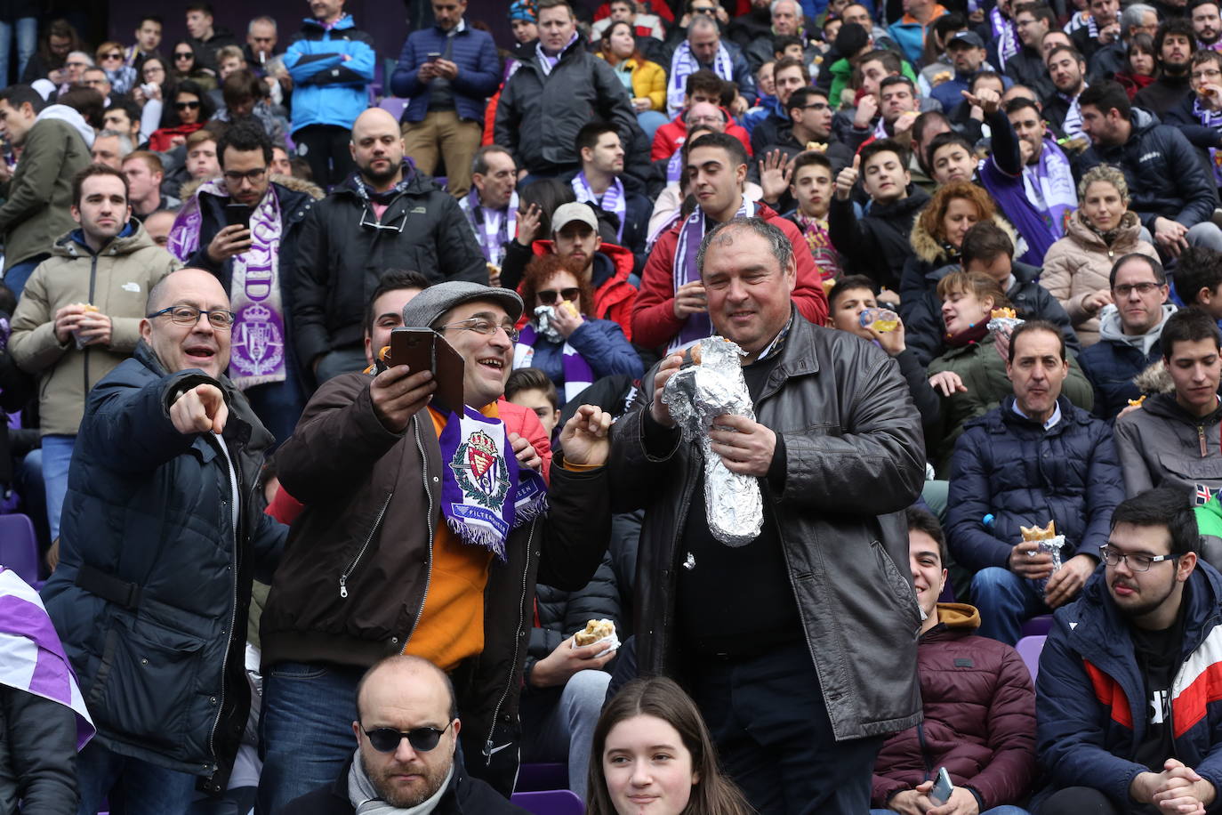 Aficionados este domingo en la gradas del José Zorrilla de Valladolid.