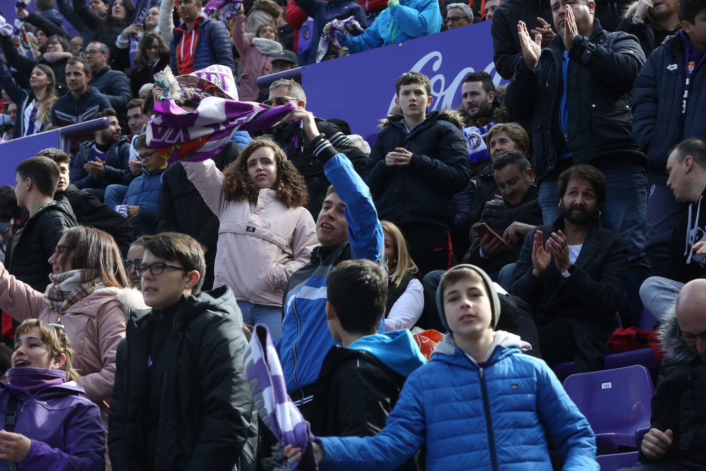 Aficionados este domingo en la gradas del José Zorrilla de Valladolid.