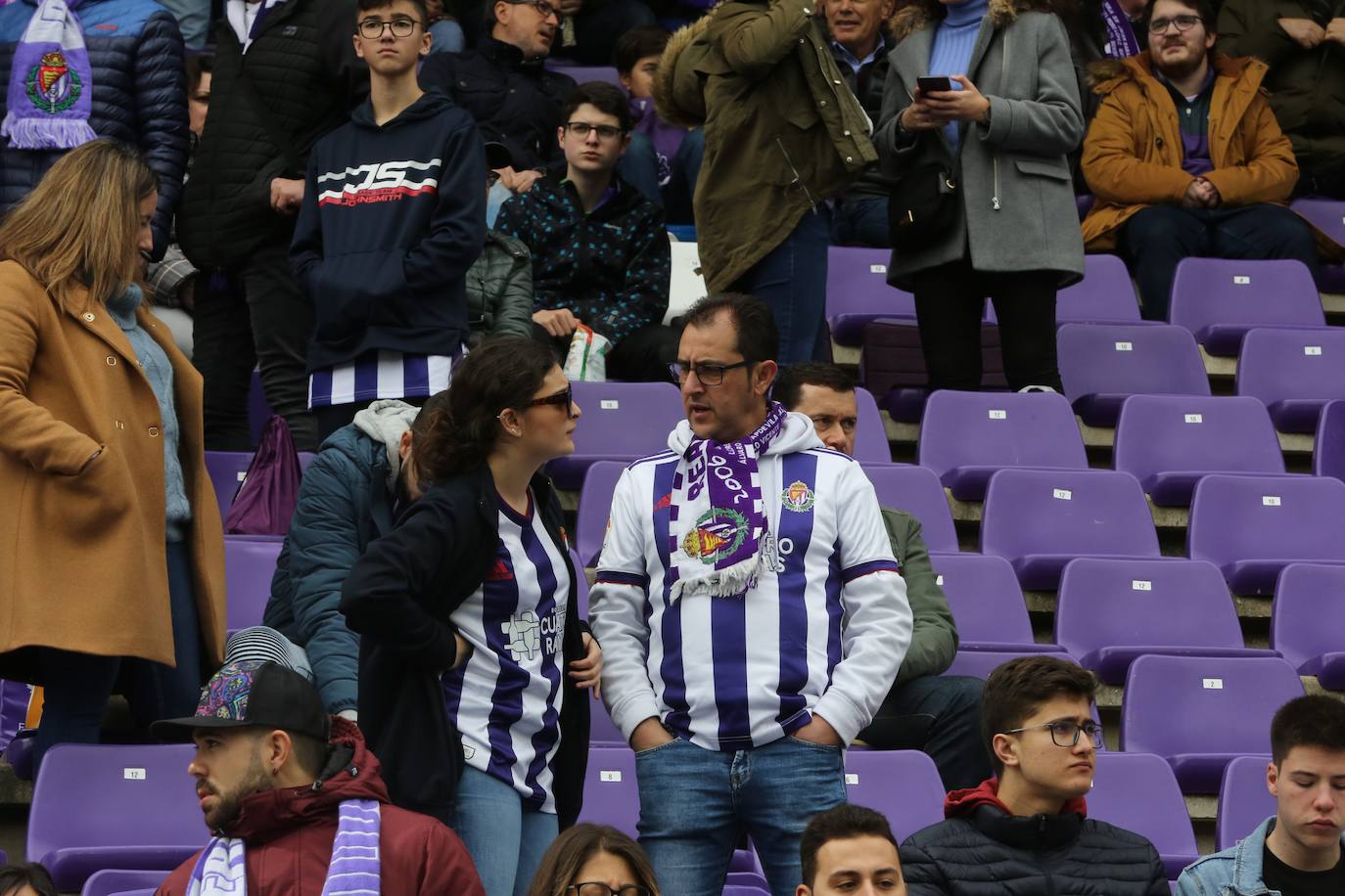 Aficionados este domingo en la gradas del José Zorrilla de Valladolid.