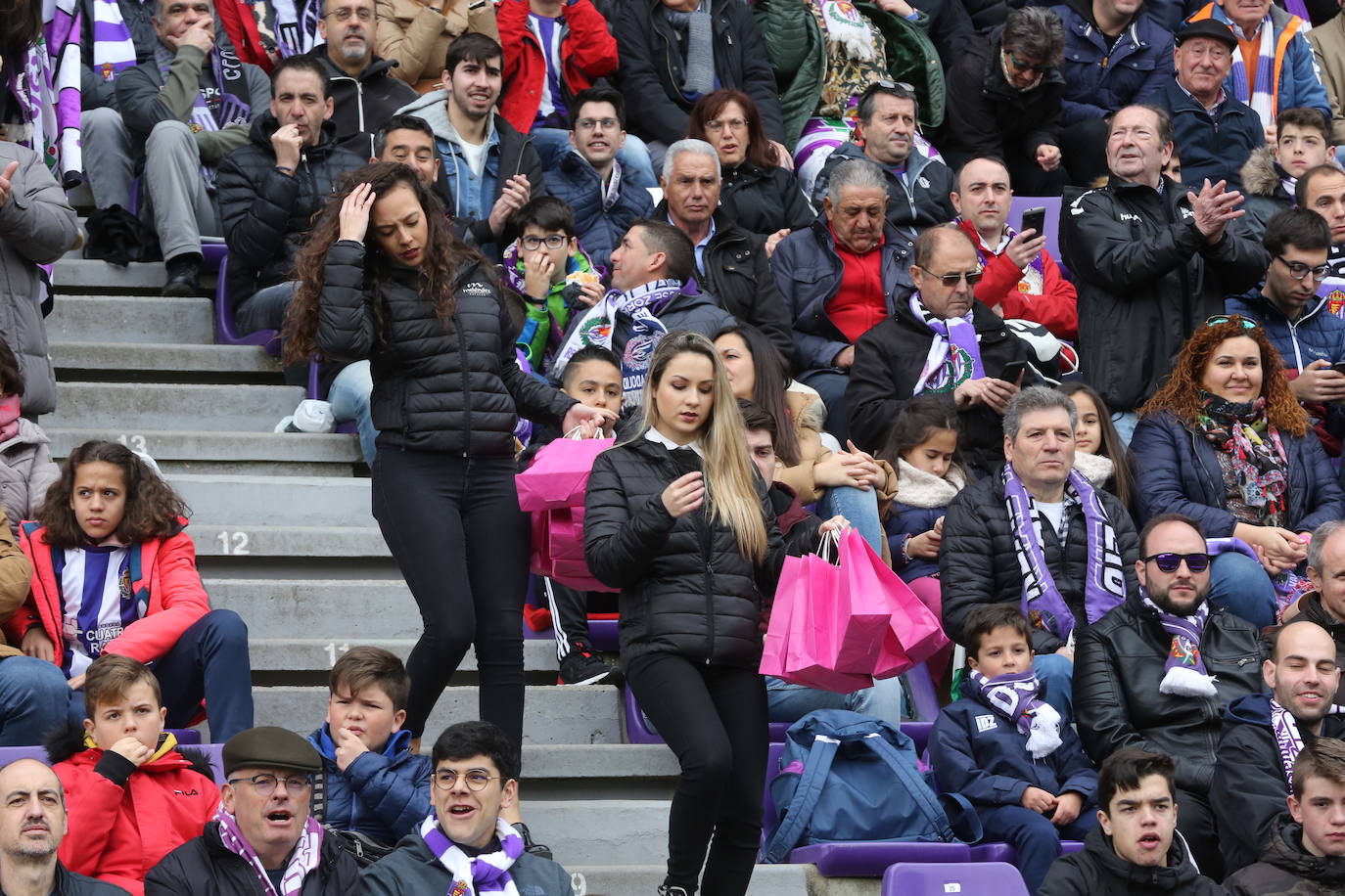Aficionados este domingo en la gradas del José Zorrilla de Valladolid.
