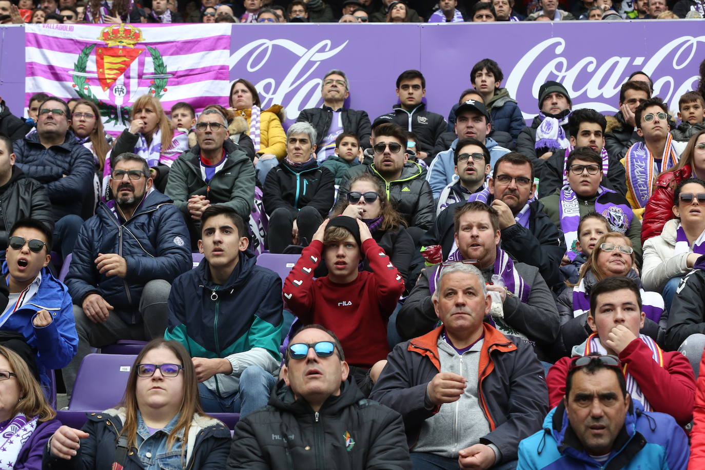 Aficionados este domingo en la gradas del José Zorrilla de Valladolid.