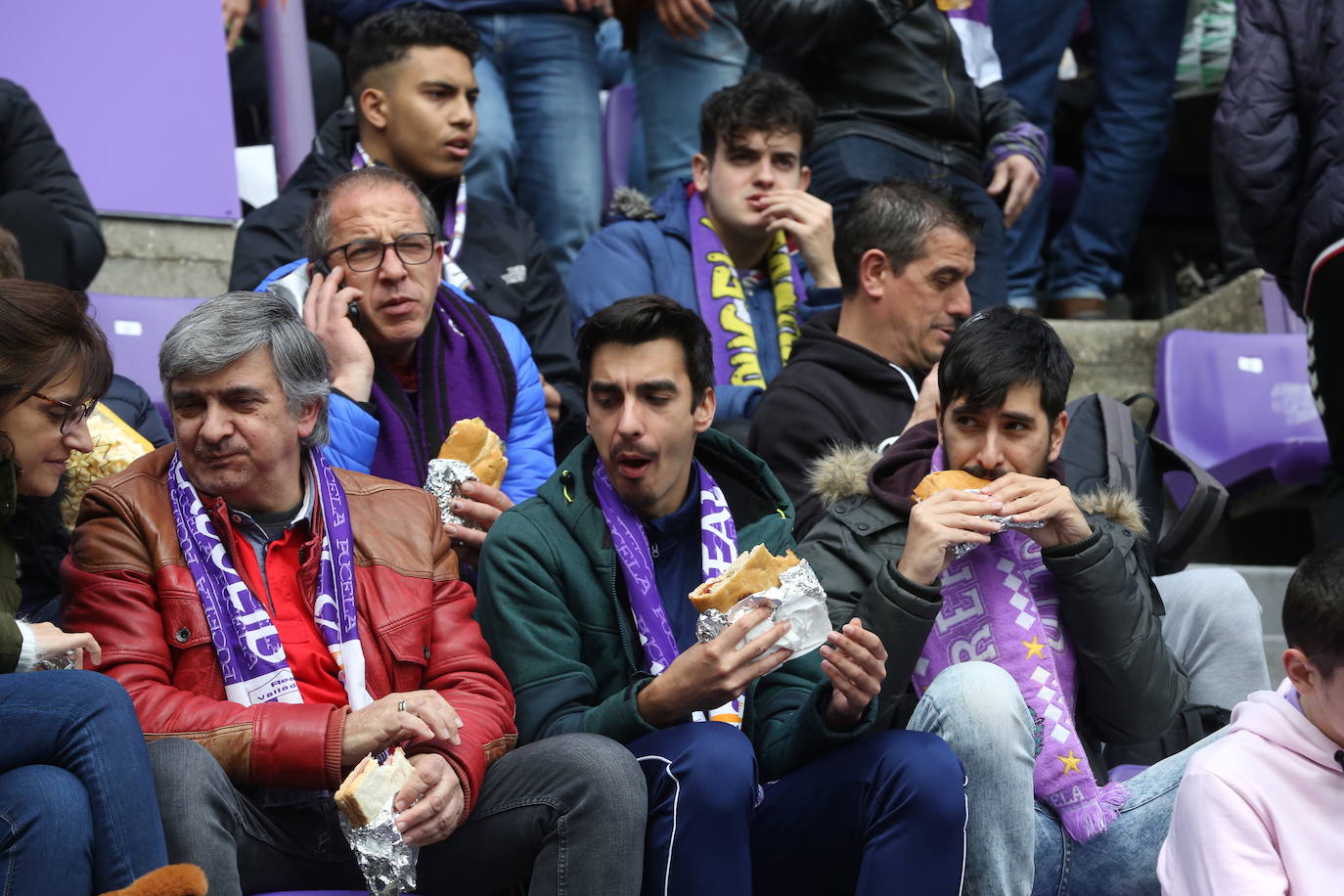 Aficionados este domingo en la gradas del José Zorrilla de Valladolid.