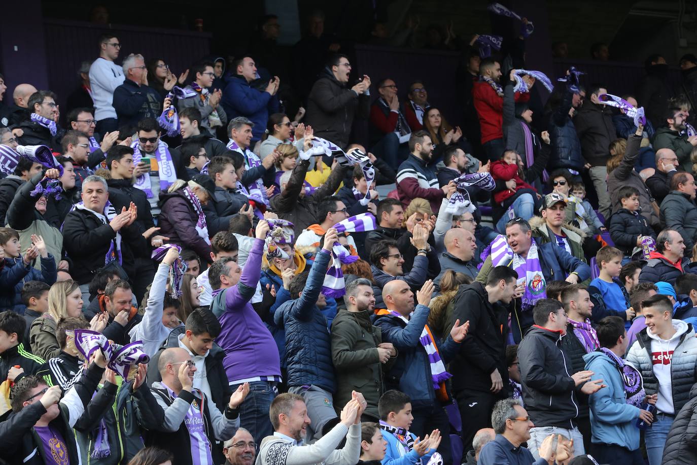Aficionados este domingo en la gradas del José Zorrilla de Valladolid.