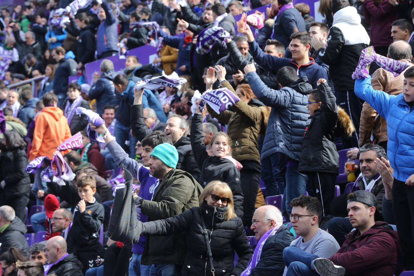 Aficionados este domingo en la gradas del José Zorrilla de Valladolid.