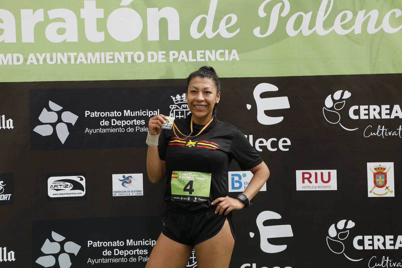 Participantes en la X Media Maratón Ciudad de Palencia. 