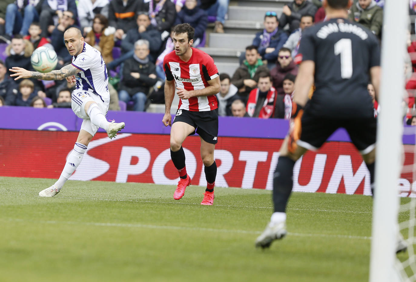 Imágenes del partido entre el Real Valladolid 1-4 Athletic Club.