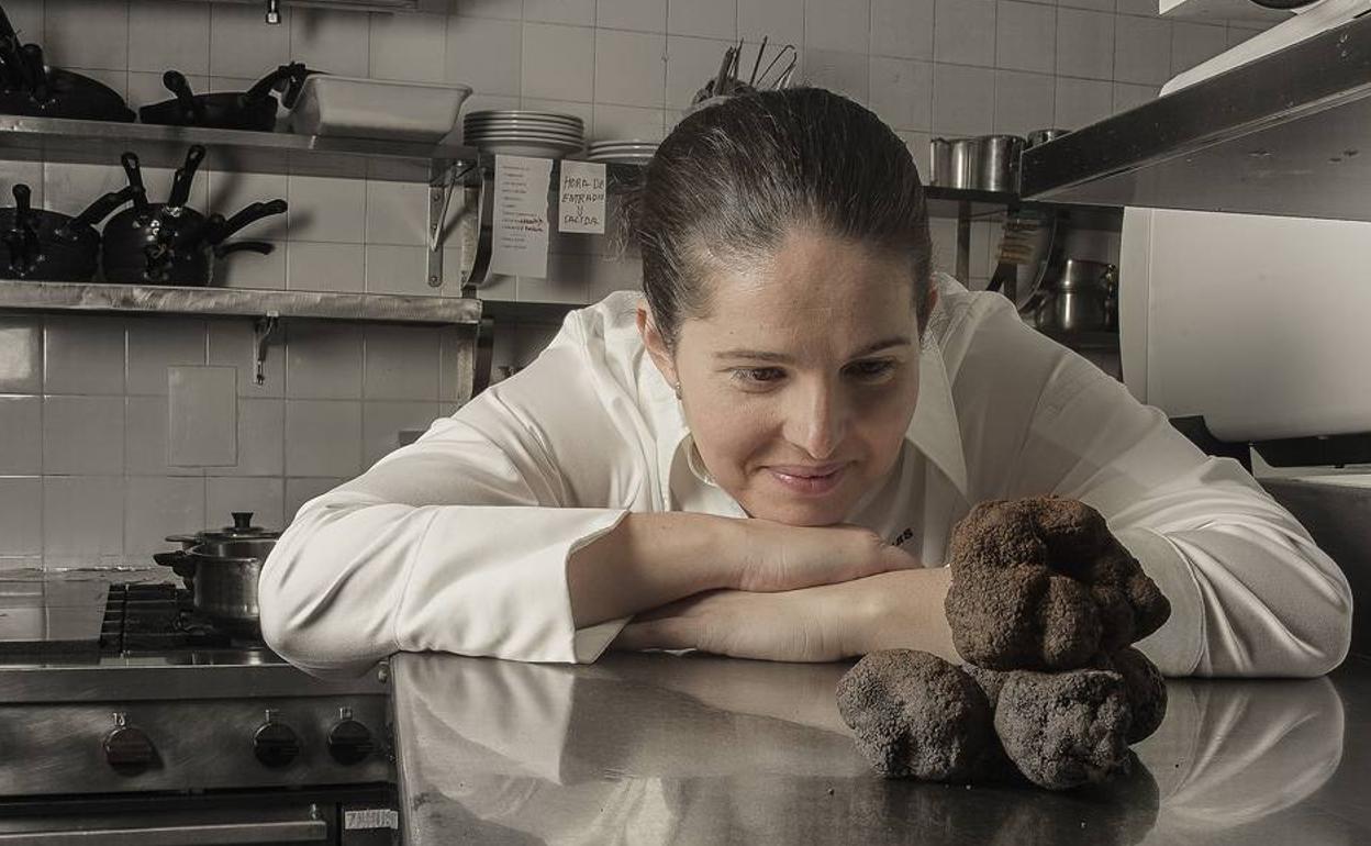 Elena Lucas, del resturante La Lobita de Navaleno (Soria).