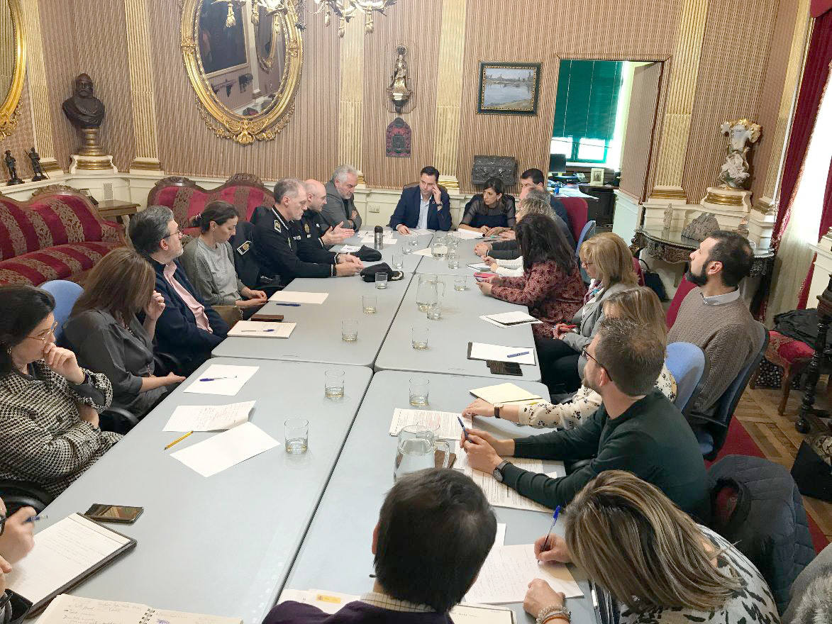Grupo de coordinación y seguiento de la incidencia del coronavirus del Ayuntamiento de Burgos