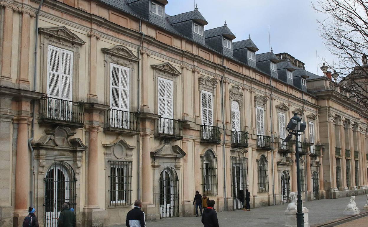 Fachada del Palacio Real de La Granja. 