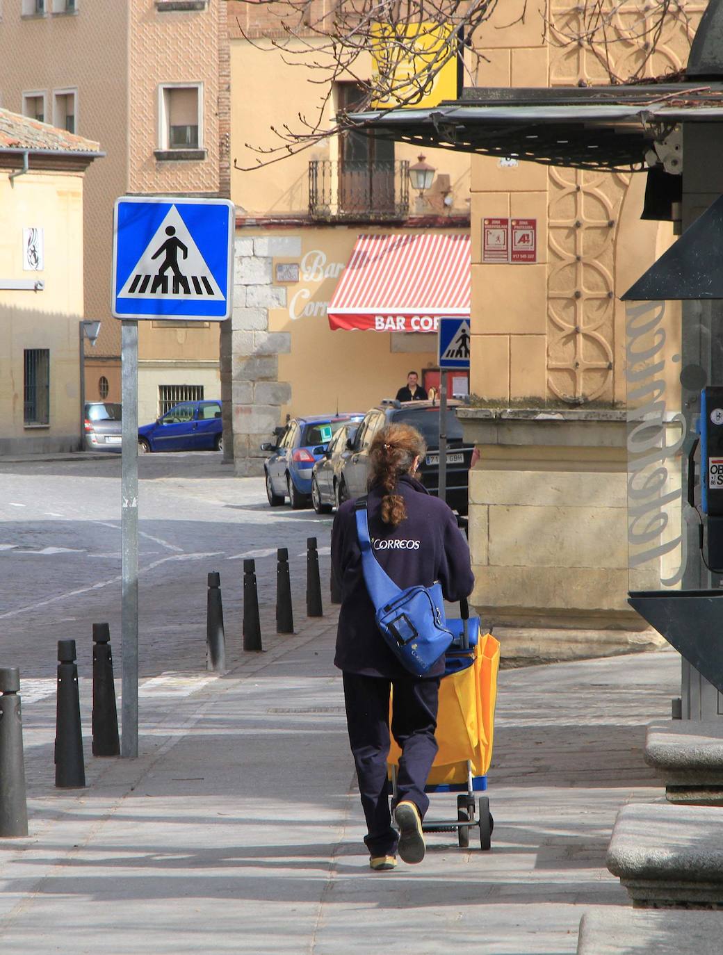 Segovia se prepara para no salir de casa. 