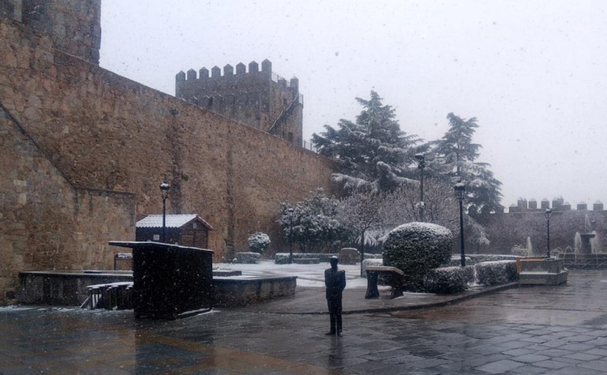 El estado de alarma aplaca los efectos de la nieve en Ávila