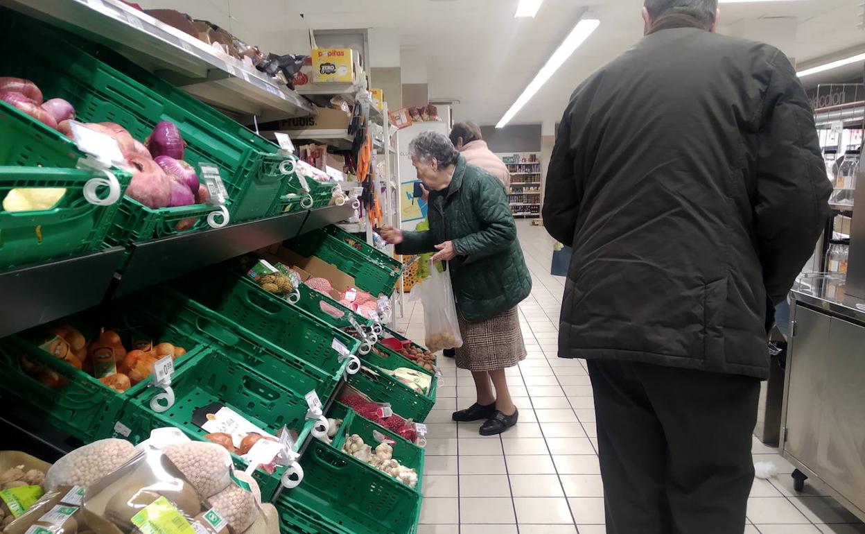 Supermercado de Valladolid. 