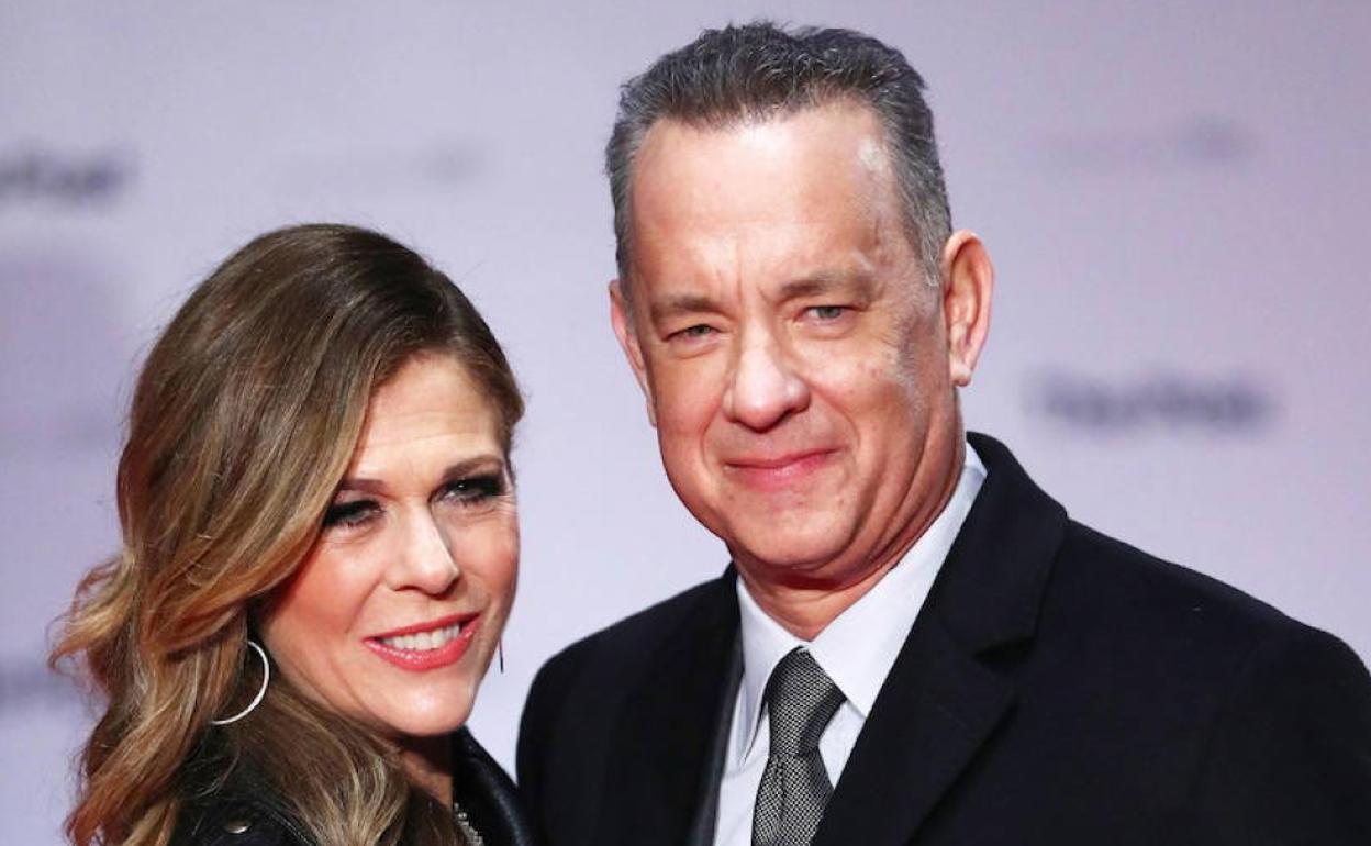 Tom Hanks y su esposa Rita Wilson.