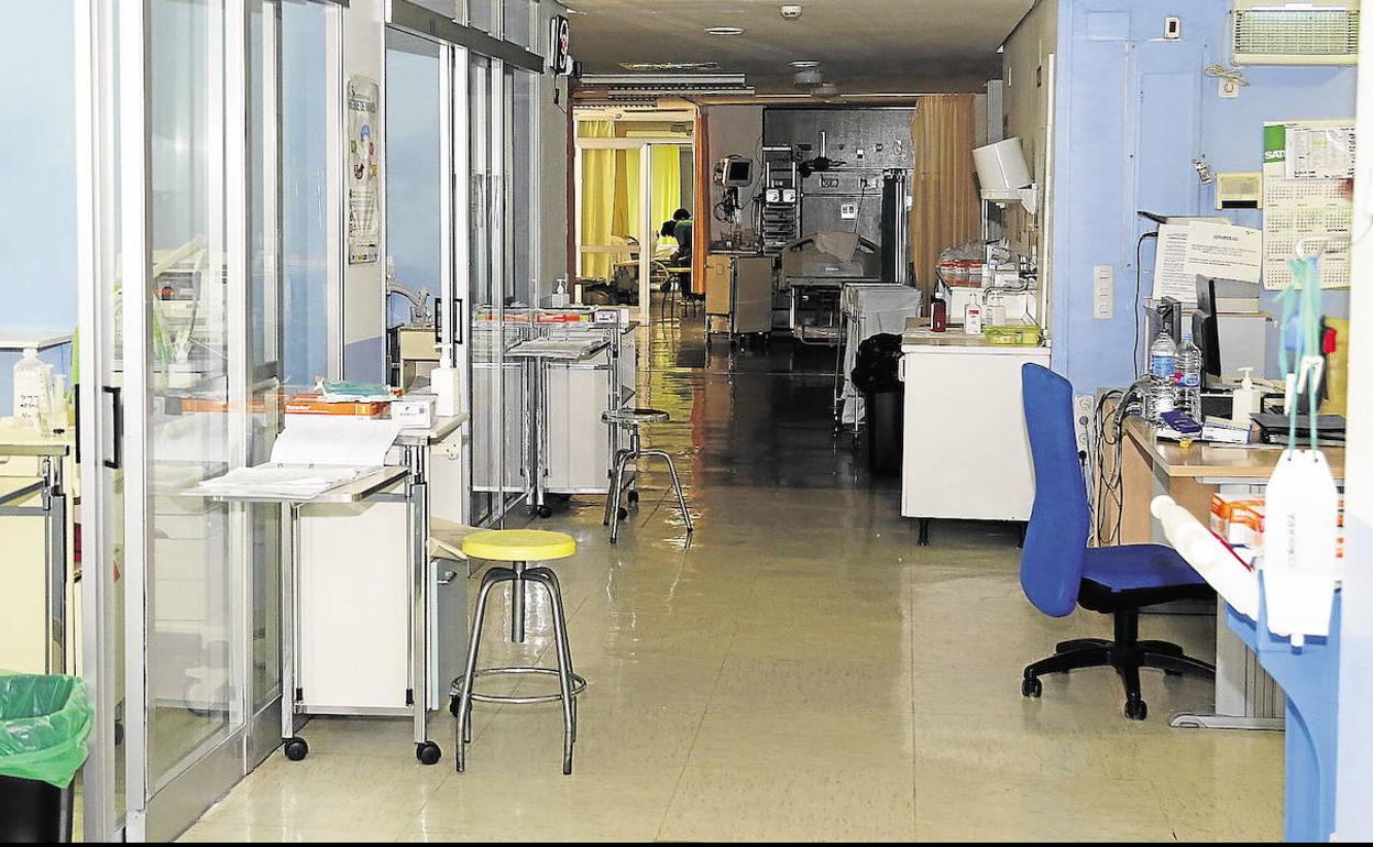 Unidad de Cuidados Intensivos (UCI) del Hospital Río Carrión en Palencia. 