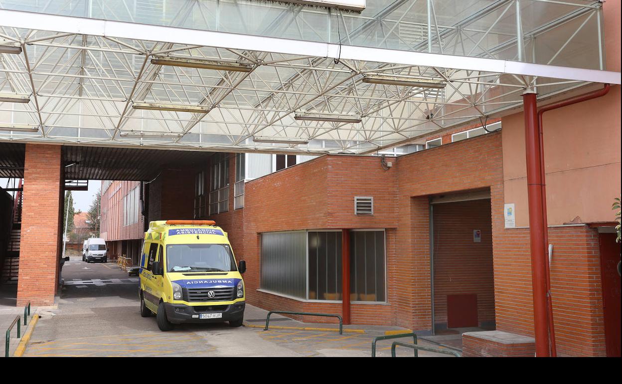 Área de Urgencias del Hospital Río Carrión de Palencia, en la mañana de este viernes 20. 