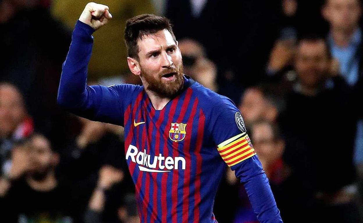 Leo Messi, capitán del Barcelona. 