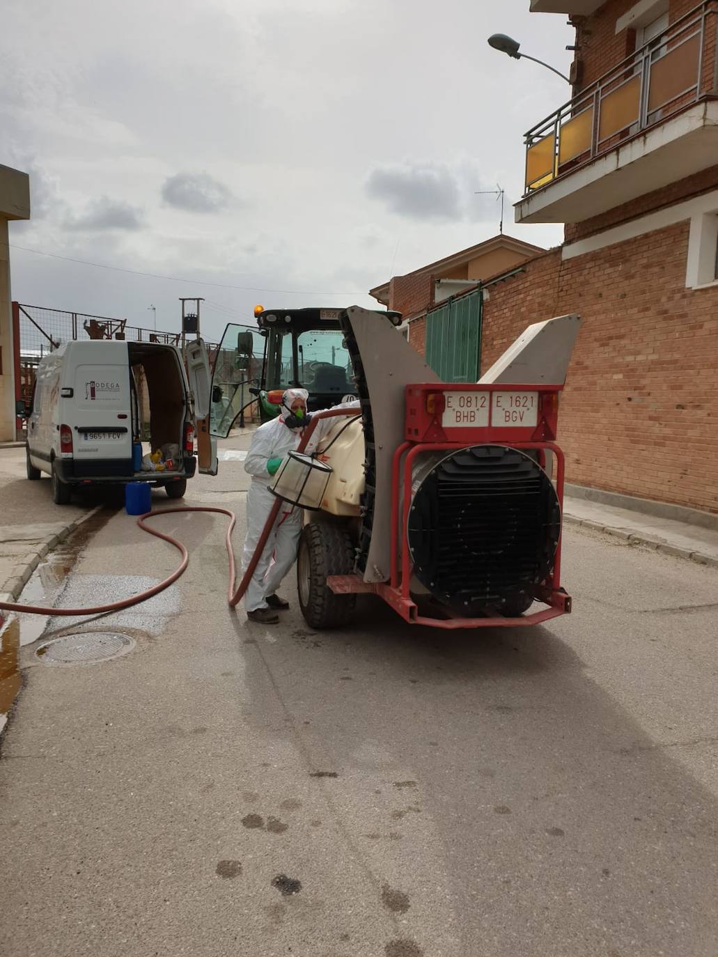 Fotos: Labores de desinfección contra el coronavirus en Mucientes y