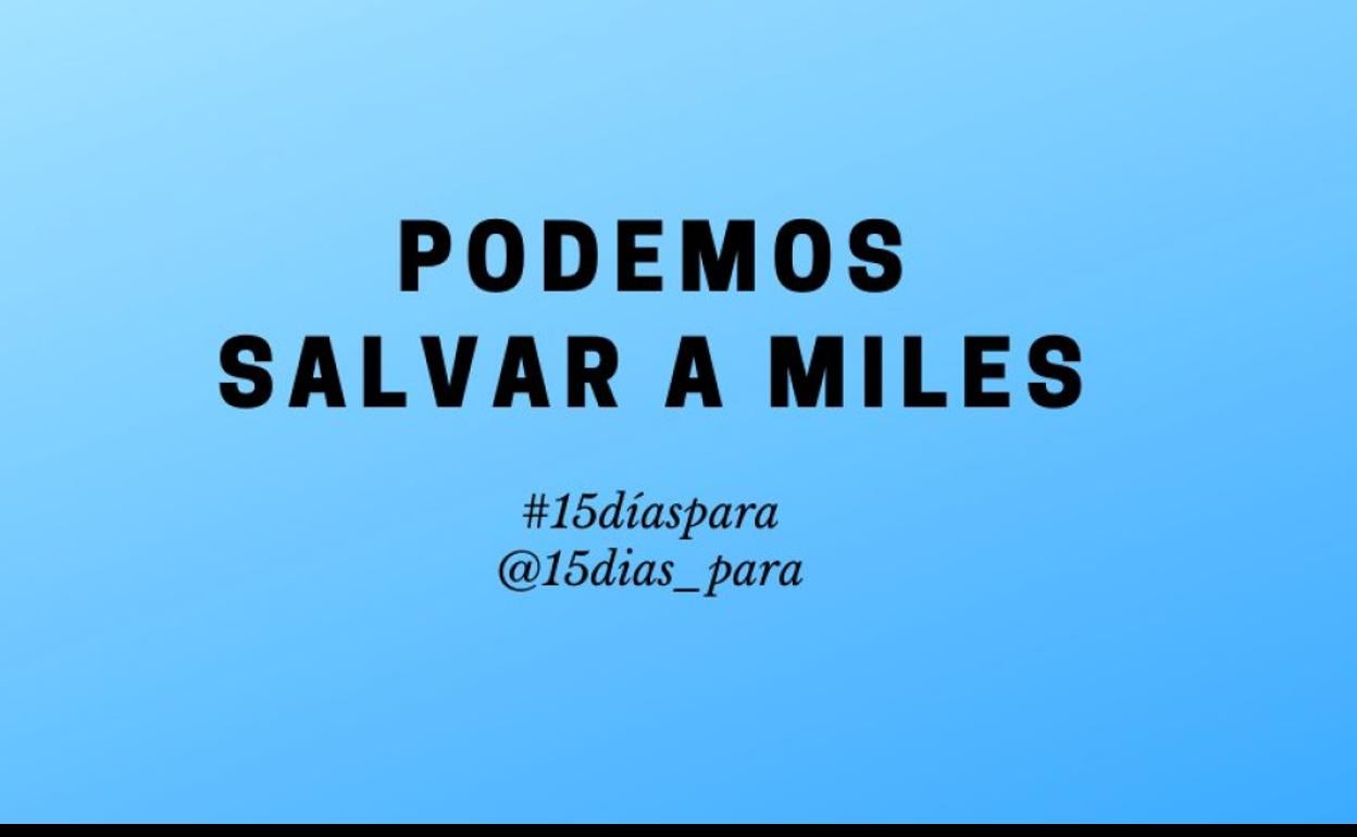 15DíasPara, colaboración ciudadana y solidaridad frente al coronavirus