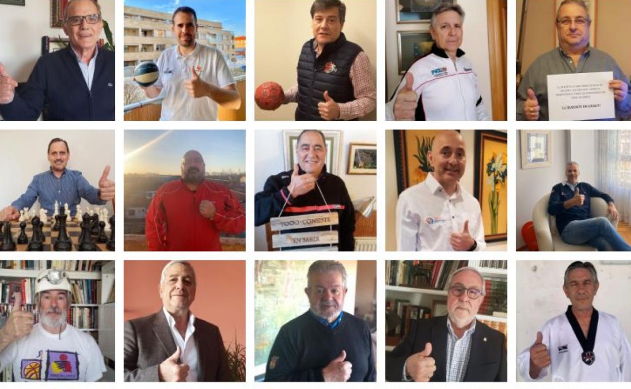Presidentes de federaciones deportivas. 