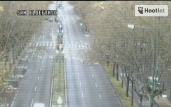 Paseo de Zorrilla con San Ildefonso