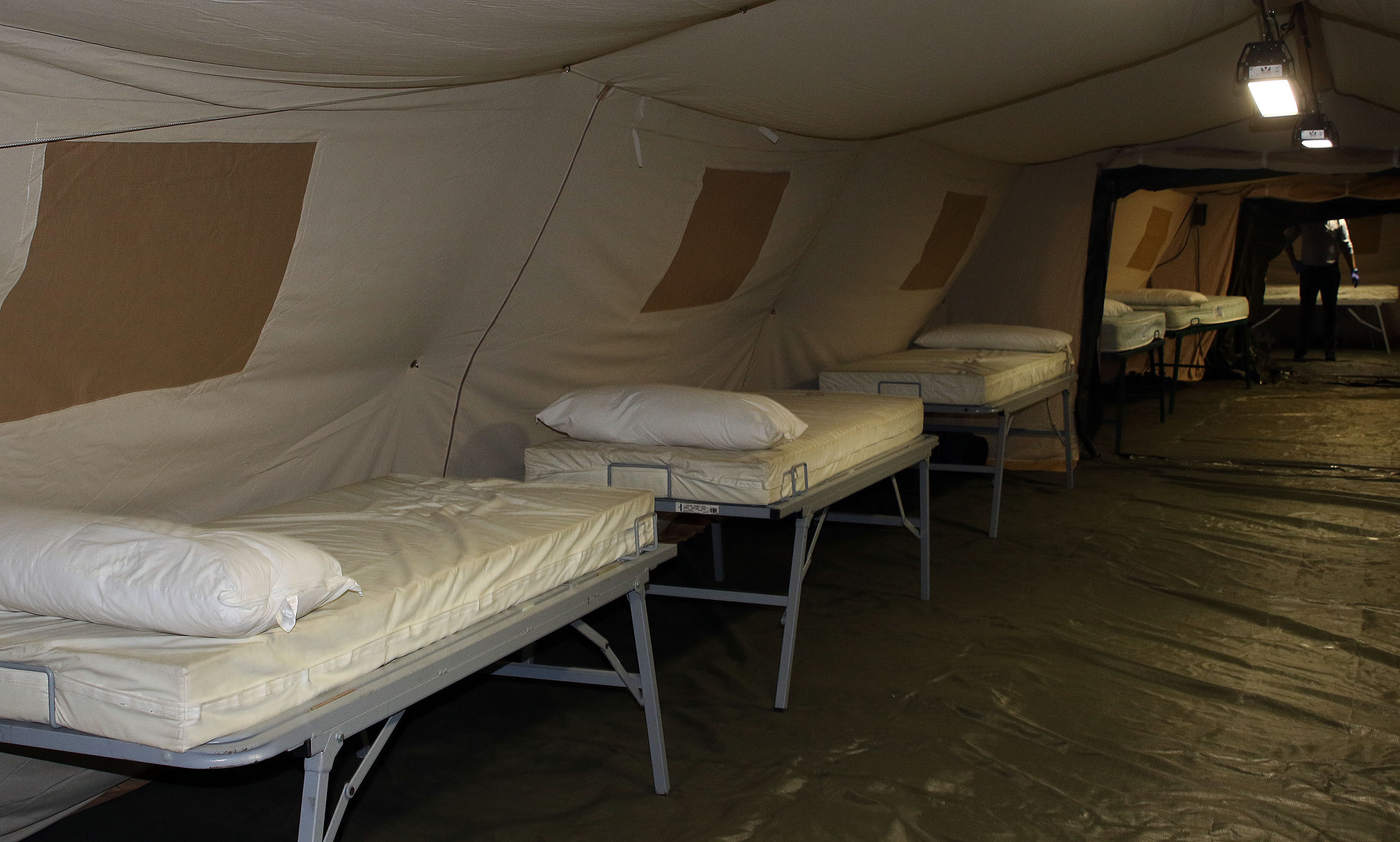 Así son las 'tripas' del hospital de campaña de Segovia. 