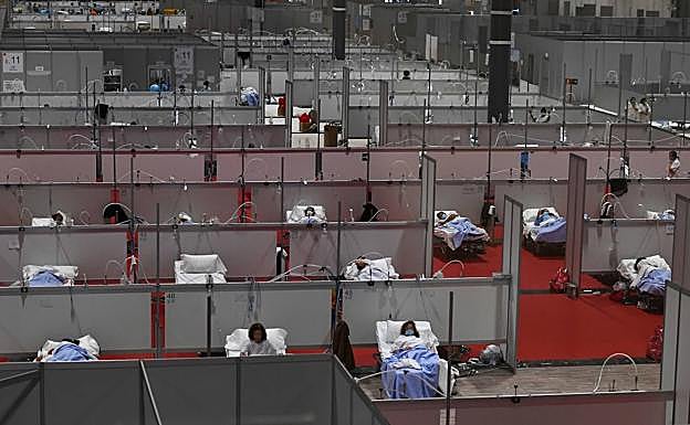 Una imagen del hospital de Ifema, en Madrid. 