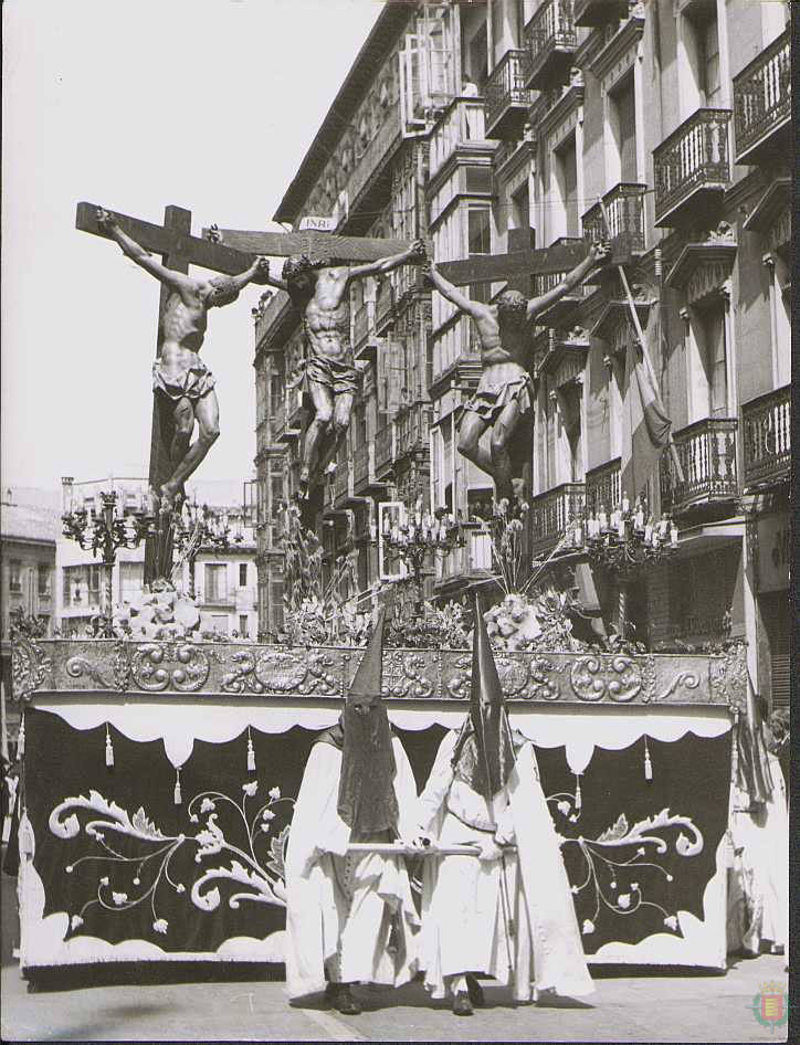 Imágenes de Pregón y el Sermón de las Siete Palabras en Valladolid en la década de los 70. 