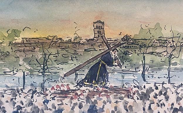 Imagen principal - Acuarelas de Francisco Somoza. 