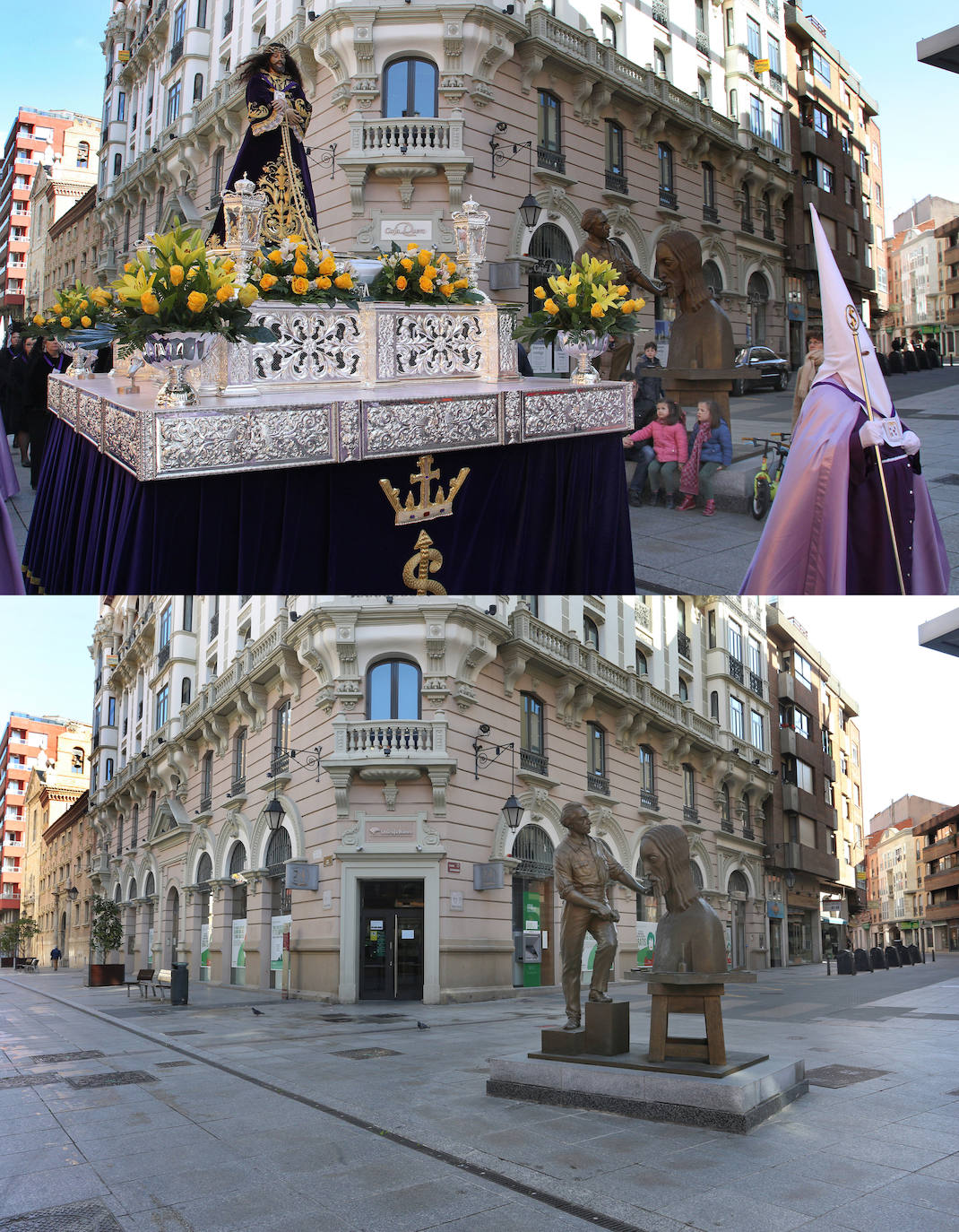 Procesión del Indulto en Palencia.