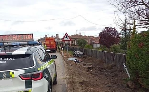 Lugar del accidente. 