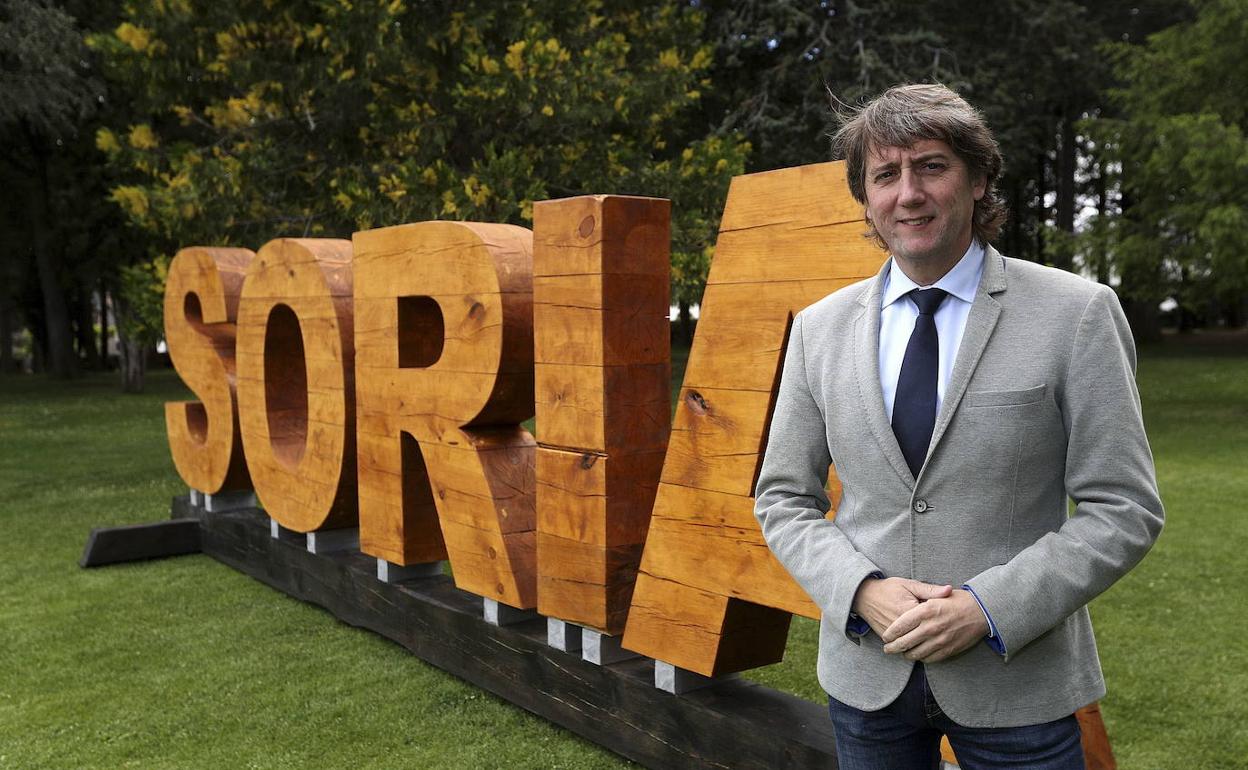 Carlos Martínez, alcalde de Soria. 