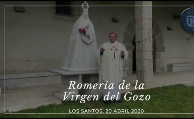 La celebración de la Virgen del Gozo llega a los hogares de los vecinos de Los Santos en vídeo