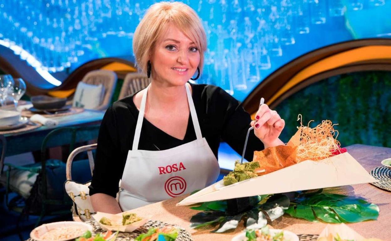 Rosa, en una imagen de Masterchef