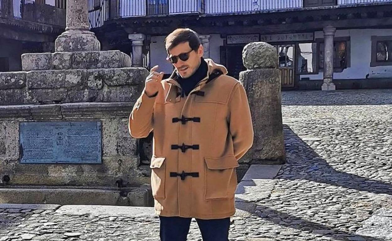 Imagen que ha compartido Casillas en sus redes sociales durante su visita a La Alberca. 