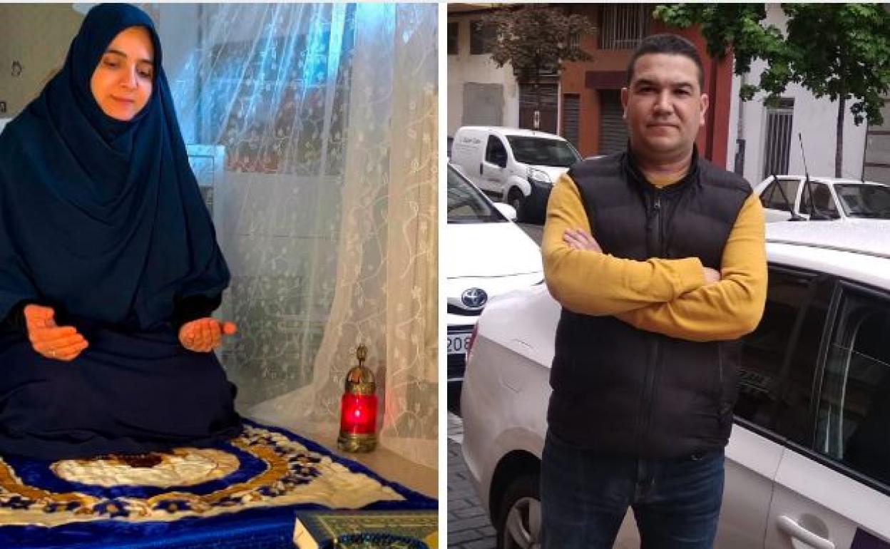 Ghizlane Darkaqui y Mohamed El Bouhali.