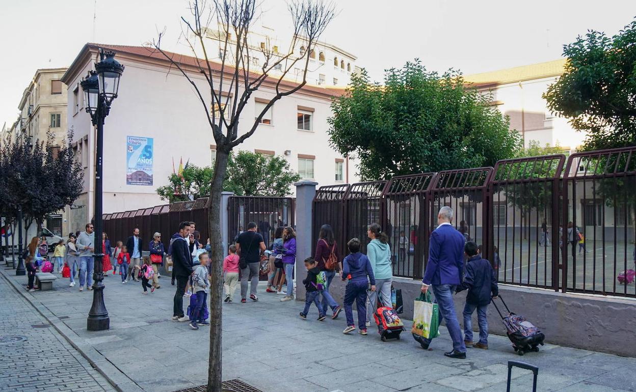 Inicio del presente curso escolar, una imagen que seguramente no se vuelva a repetir en este último trimestre.