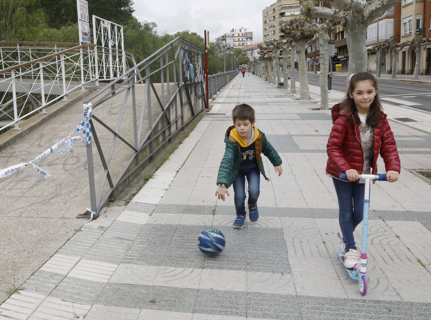 Los niños vuelven a las calles de Palencia. 