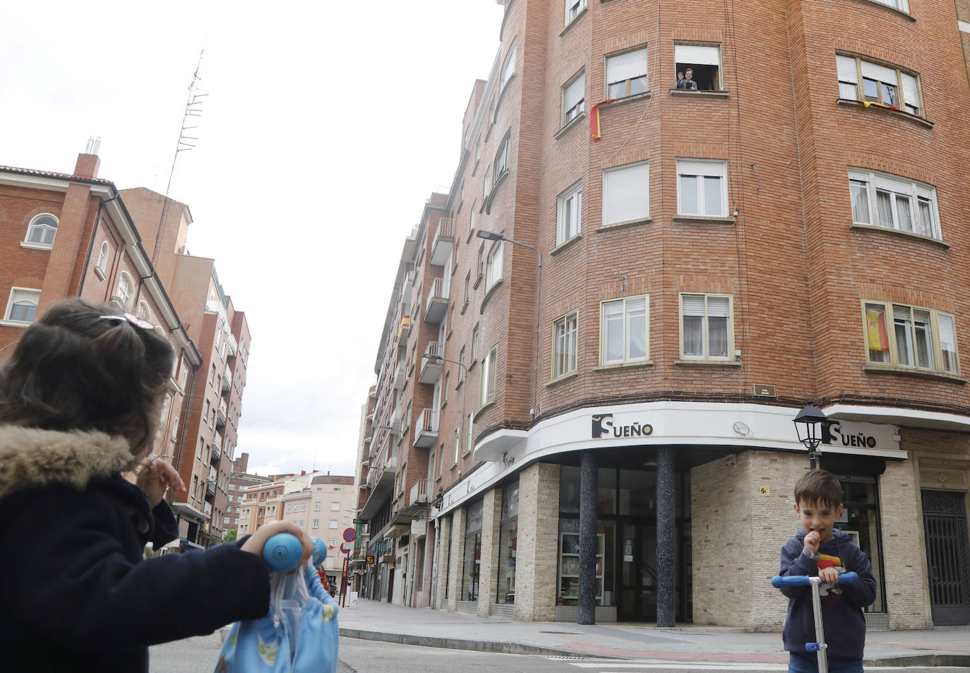 Los niños vuelven a las calles de Palencia. 