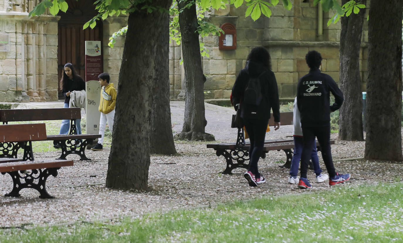 Los niños vuelven a las calles de Palencia. 