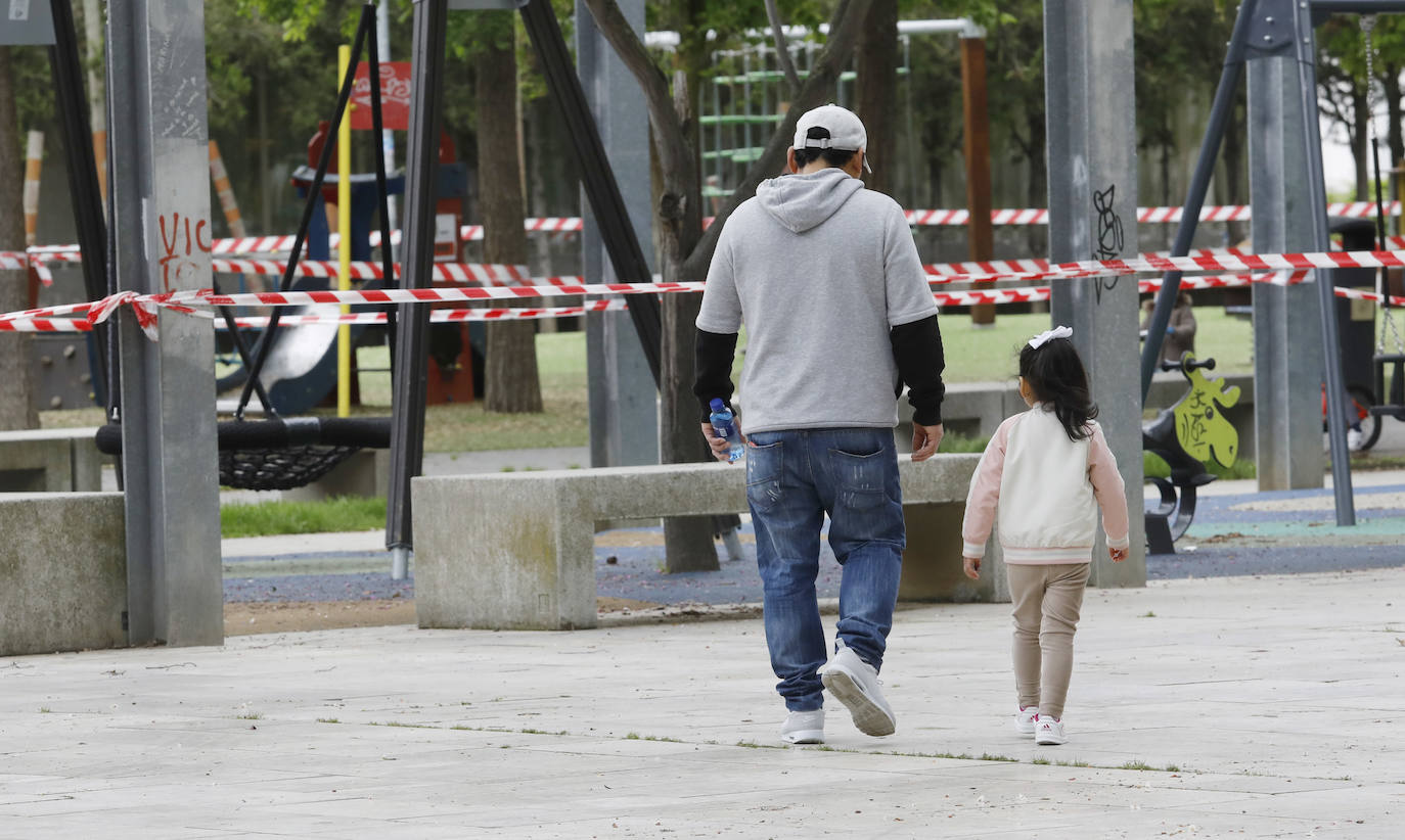 Los niños vuelven a las calles de Palencia. 