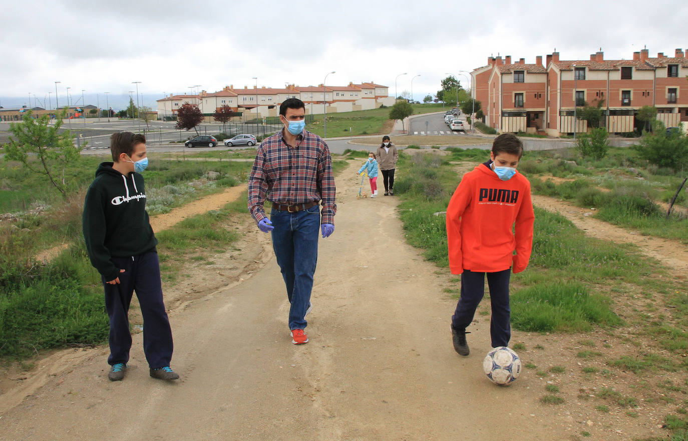 Las calles de Segovia vuelven a ser de los niños. 