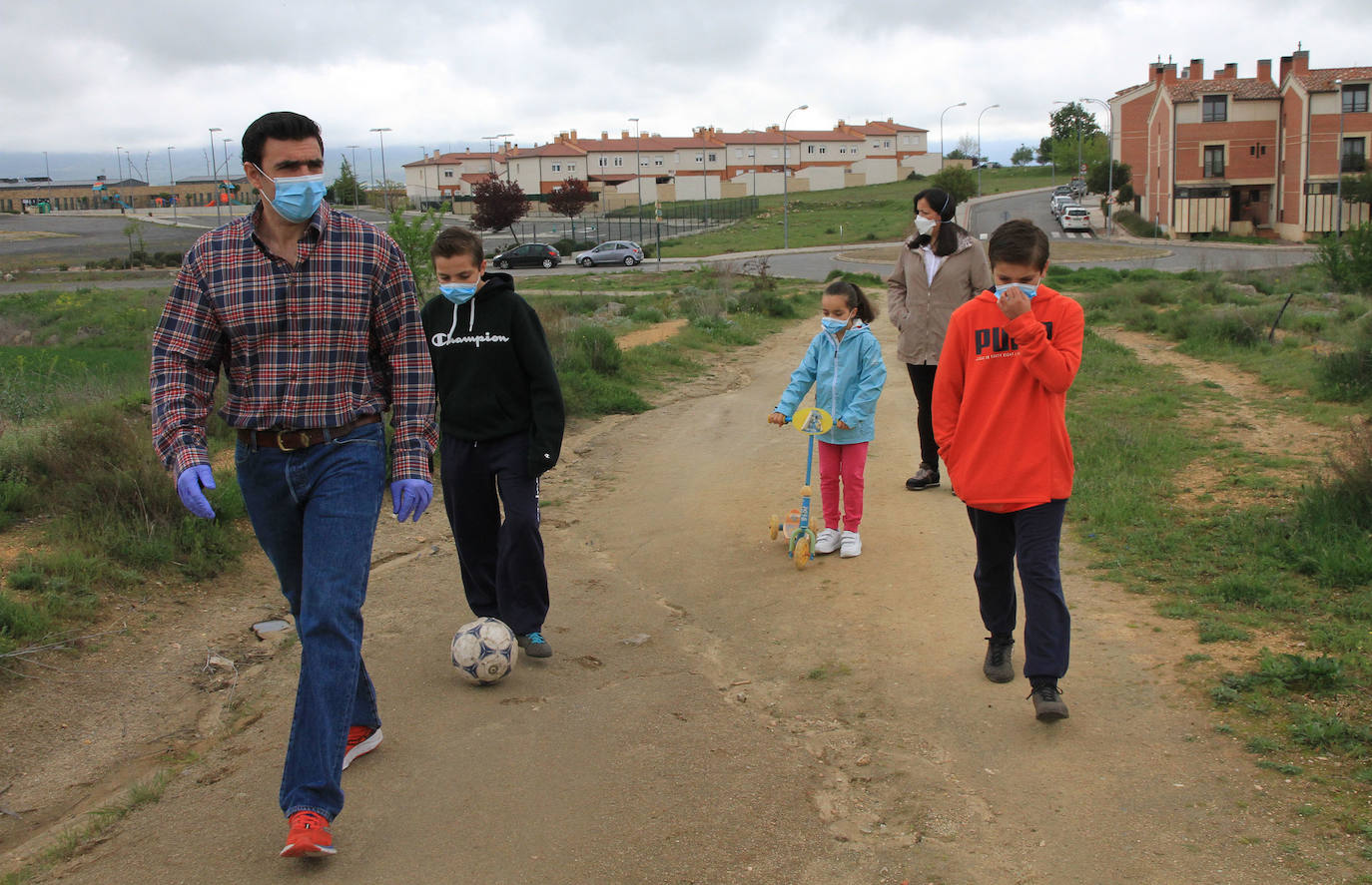 Las calles de Segovia vuelven a ser de los niños. 