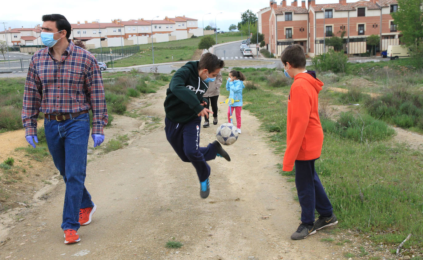 Las calles de Segovia vuelven a ser de los niños. 