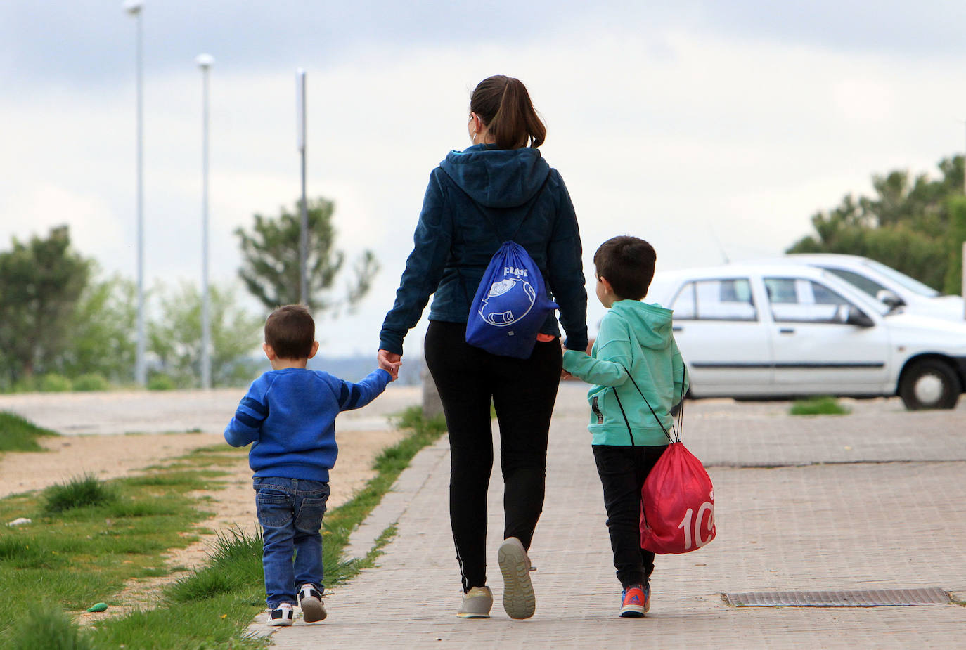 Las calles de Segovia vuelven a ser de los niños. 