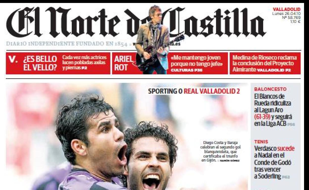 Hemeroteca: el Real Valladolid a dos puntos de la permanencia