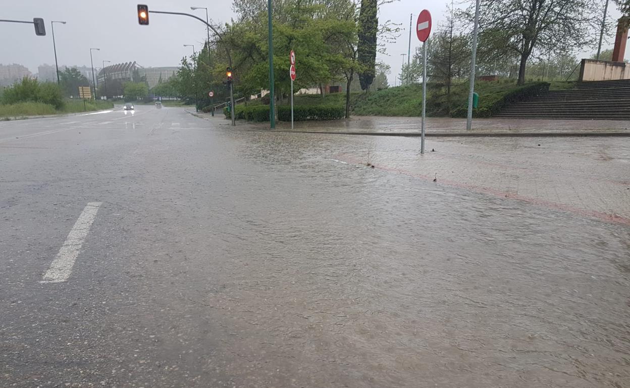 Balsa de agua en Arroyo de la Encomienda. 