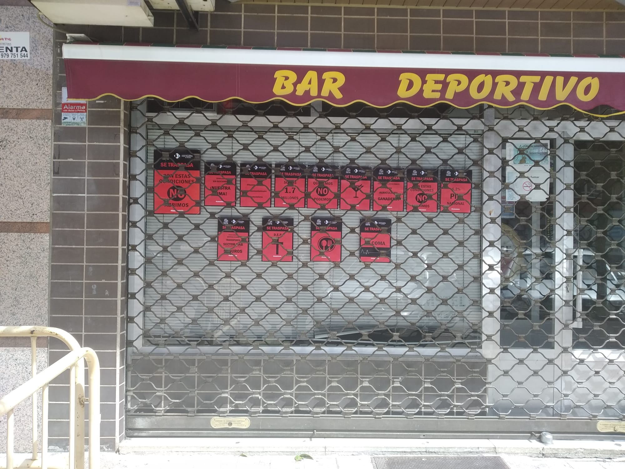 Fotos: La hostelería de Palencia llena sus negocios de carteles de &#039;Se traspasa&#039;