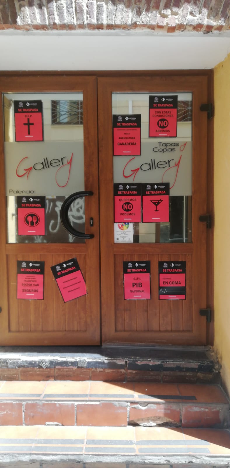 Fotos: La hostelería de Palencia llena sus negocios de carteles de &#039;Se traspasa&#039;