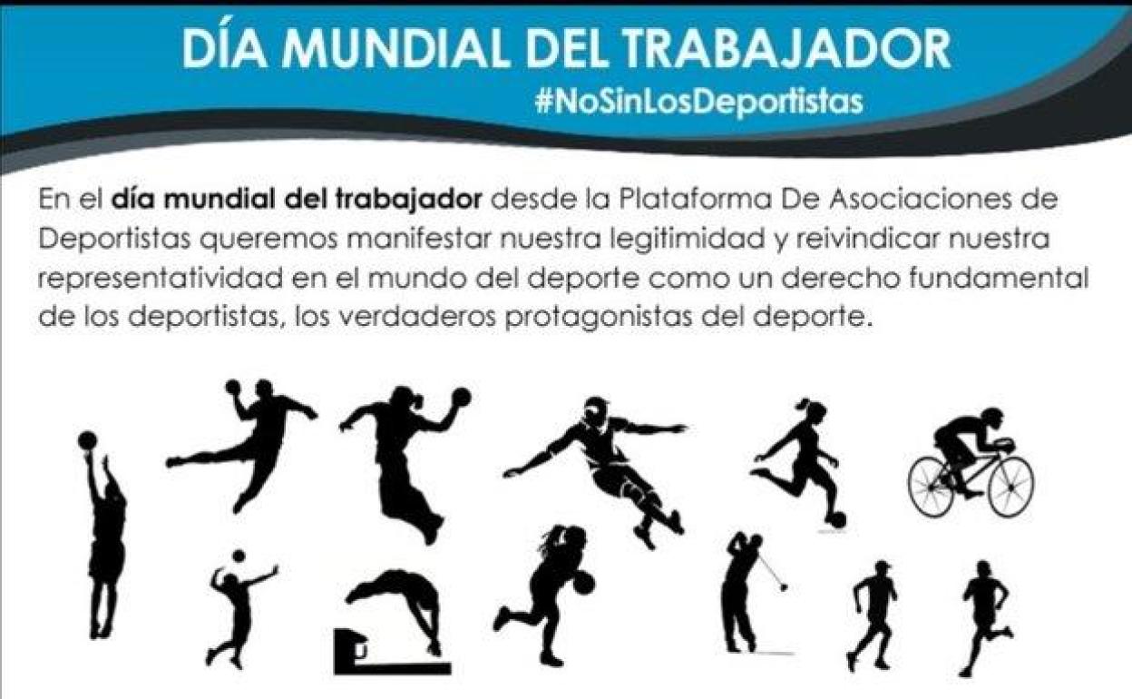 Las Asociaciones de Deportistas lanzan un manifiesto reivindicativo