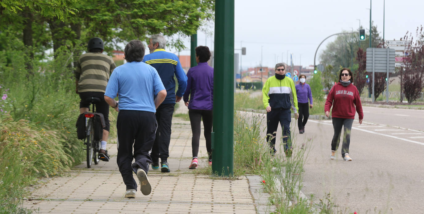 Primer día de deporte en Valladolid tras semanas de confinamiento